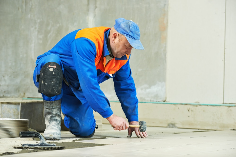 Industrial garage floor stripping services from a professional flooring contractor.